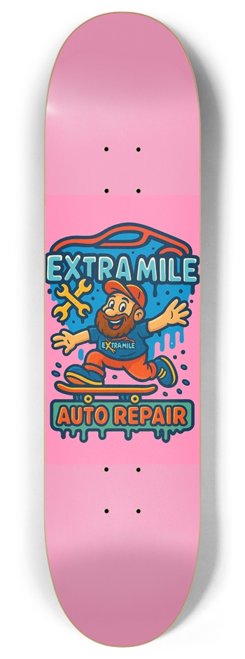 extra mile cartoon pink