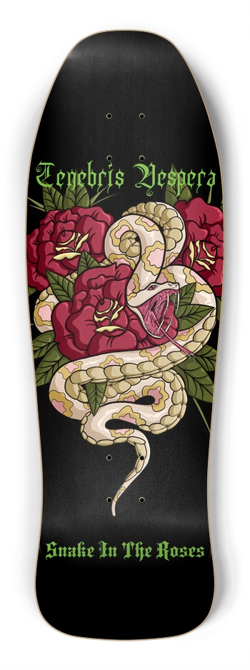 Snake In The Roses Shredder Shape