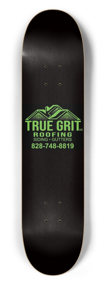 True Grit Basic Logo 7-1/2 Skateboard Deck