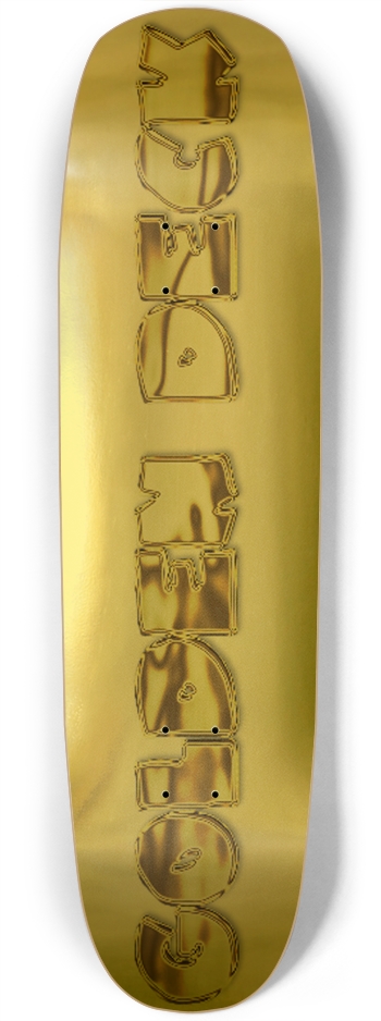 sum1sk8boards gold square nose skateboard Square Nose