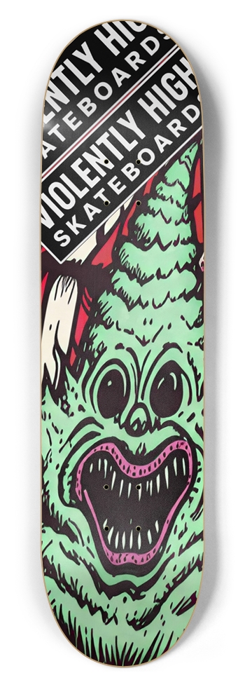 Violently High Skateboards "BUD monster" (8.5 POPSICLE )