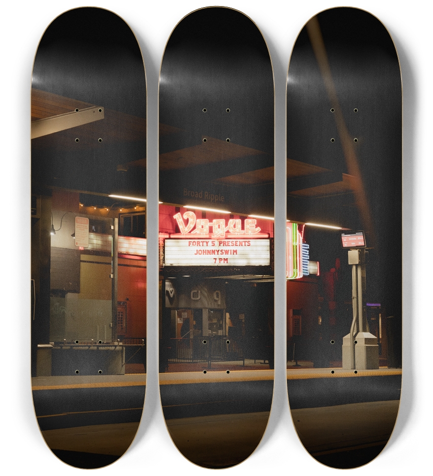 Broadripple 3 Deck Wall Series