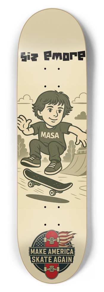 Masa Comic Seizmore 8.5 8-1/2 Skateboard Deck