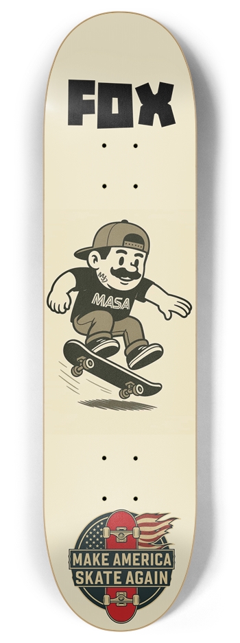Masa Comic Fox 8.0 8 Inch Skateboard Deck