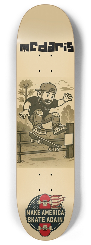 Masa Comic Mcdaris 8.0 8 Inch Skateboard Deck