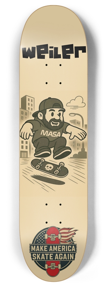 Masa Comic Weiler 8.0 8 Inch Skateboard Deck