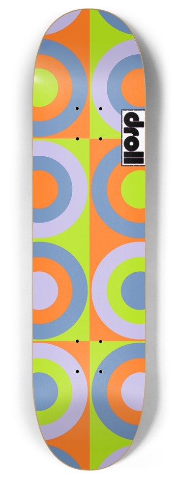 four color study 8 Inch Skateboard Deck