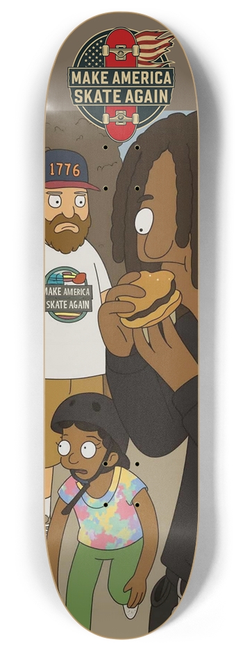 MASA Jaquez Burgers 8.0 Deck 8 Inch Skateboard Deck