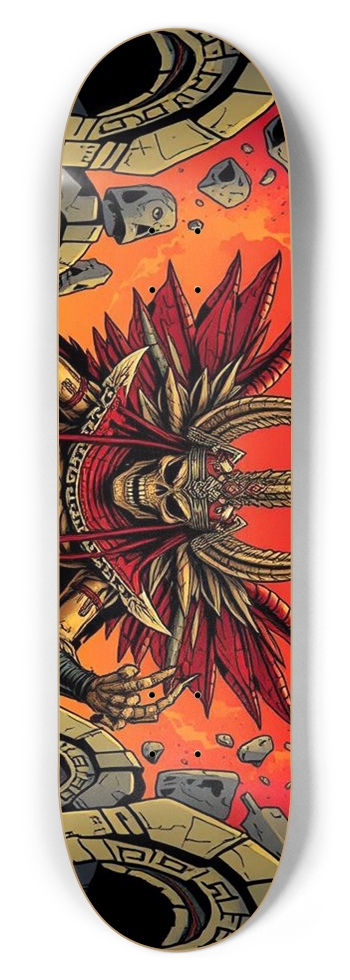 Aztec Death God 8-1/2 Skateboard Deck