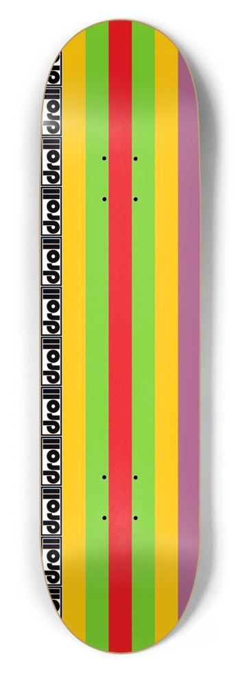 classic stripes red, spring green, sunburst yellow, purple