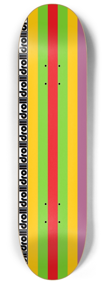 classic stripes red, spring green, sunburst yellow, purple