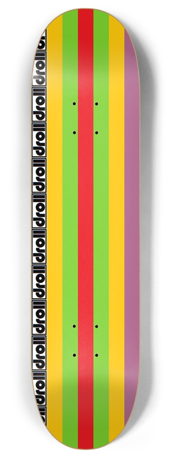 classic stripes red, spring green, sunburst yellow, purple