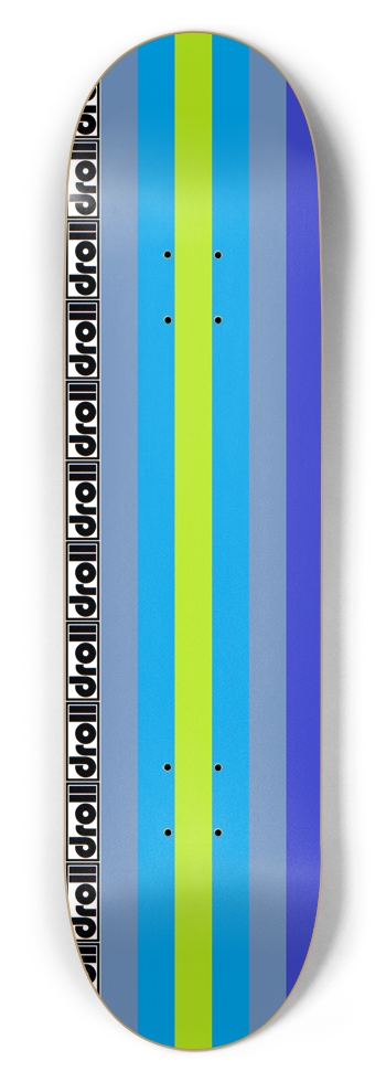 classic stripes spring green, lantern blue, slate blue, royal blue