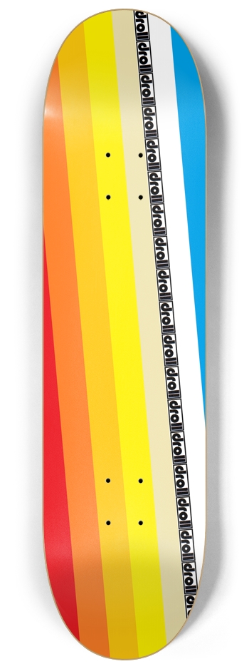 classic stripes twist droll strip 8-1/4 Skateboard Deck