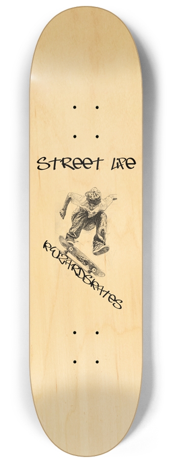 NEW SCHOOL STREET LIFE 8-1/4 Skateboard Deck