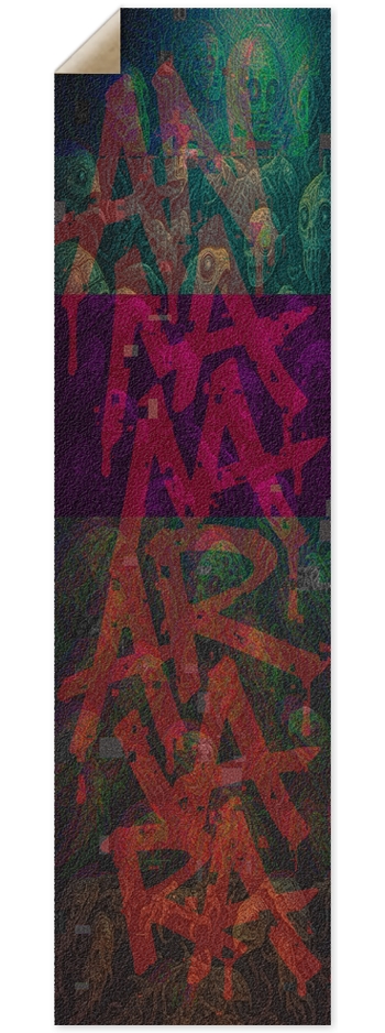 ANAMARA GLITCH GRIPTAPE 9 x 33 Inch Griptape