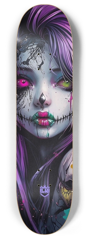 Purple 8 Inch Skateboard Deck