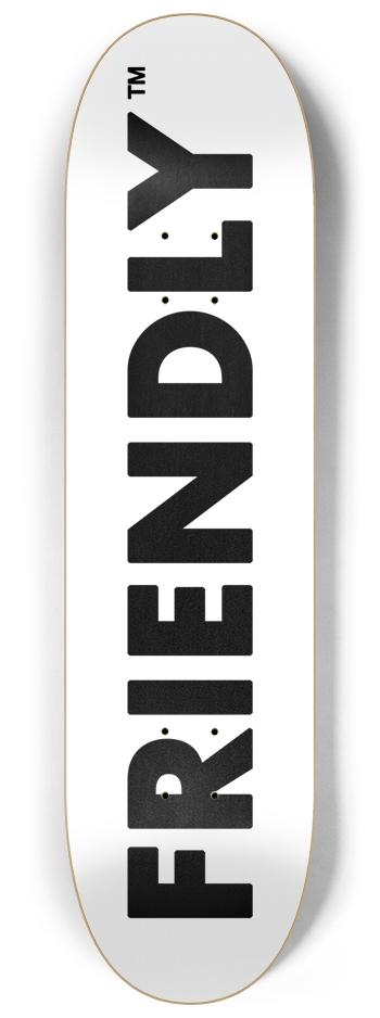 FRIENDLY™ Brand Deck (White)