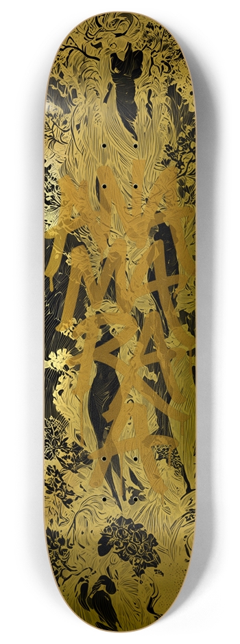ANAMARA MEDUSAS GOLD 8 Inch Skateboard Deck