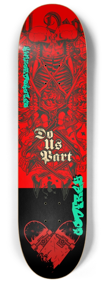 CHESTER GODFREY PRO MINI 8-1/4 Skateboard Deck