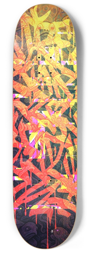 xXDReeZYXx GRAFFITI 9 Inch Skateboard