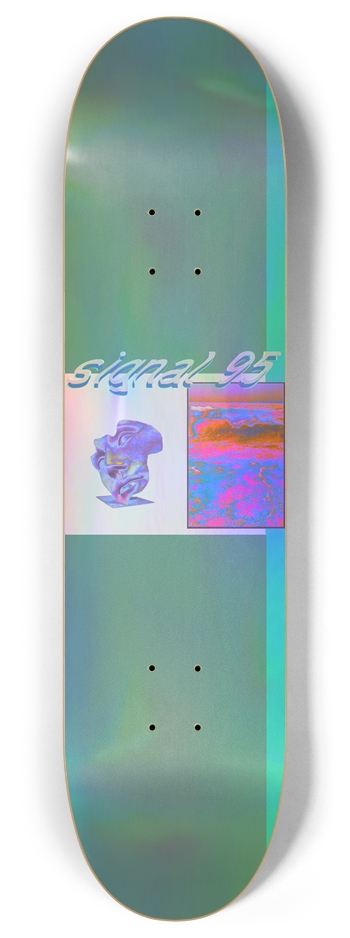 Signal 95 8.0 Holographic 8 Inch Skateboard Deck
