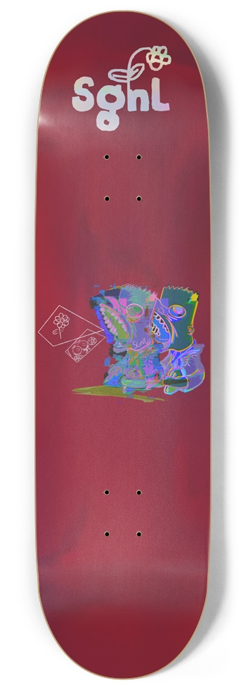 Birthday 9.0 Holograhic 9 Inch Skateboard