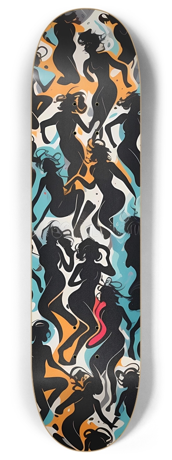 MEDUSA PATTERN 8 Inch Skateboard Deck