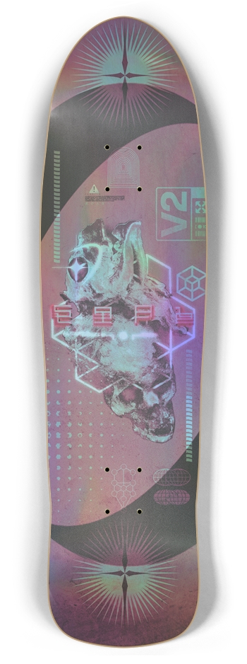 Spirit Bomb Shaped 8.5 Holographic