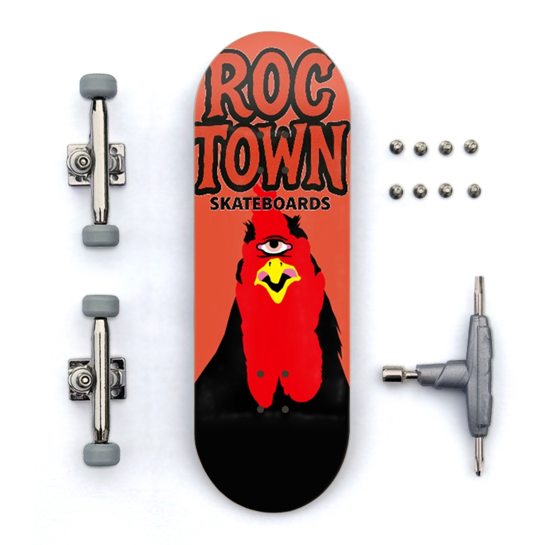 “All-Seeing Rooster” Fingerboard