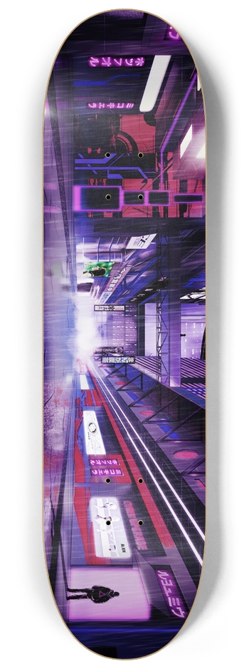 CyberPunk Style 8.25" x 32" 8-1/4 Skateboard Deck