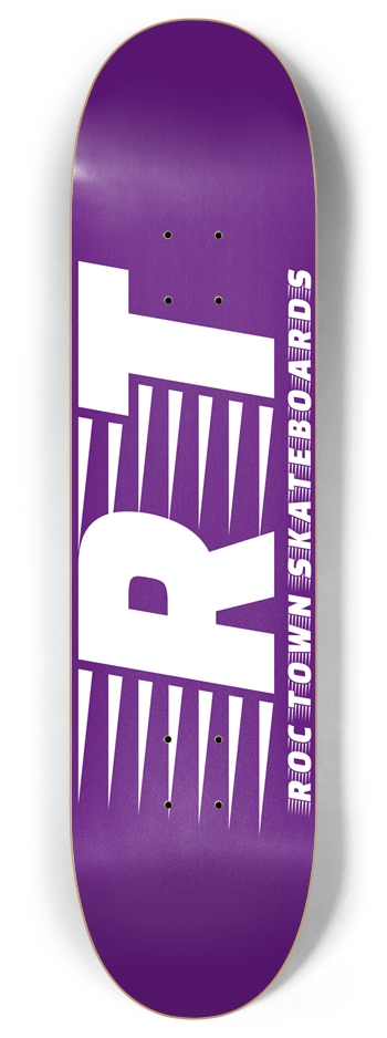Roc Town “Quick Purp” 8 Inch Skateboard Deck