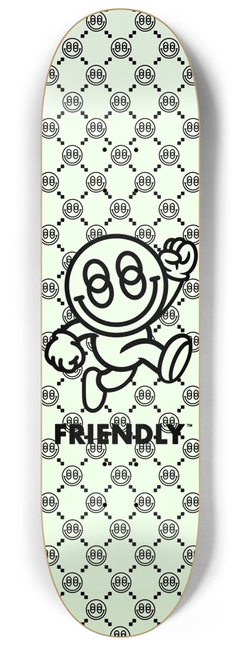 FRIENDLY™ Luxury (Glow In The Dark) 8-1/4 Skateboard Deck