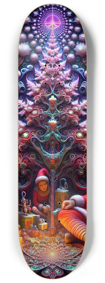 Psychedelic Fractal xmas Theme 8k 0012 #2