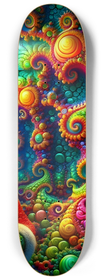 Psychedelic Fractal xmas Theme 8k 0016 #3