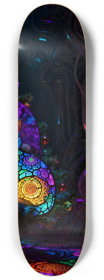 Psychedelic Fractal xmas Theme 8k 0021 #3