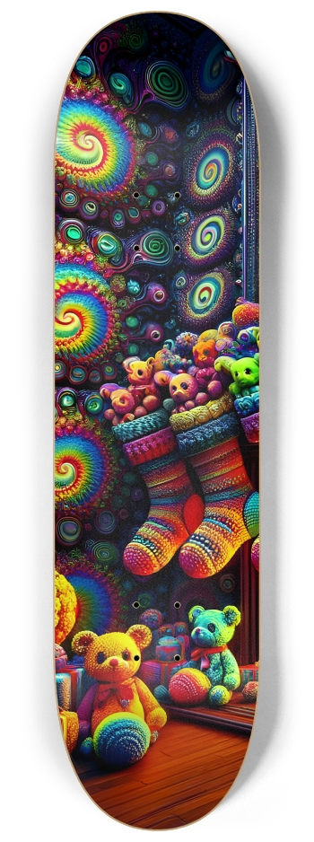 Psychedelic Fractal xmas Theme 8k 0013 #1