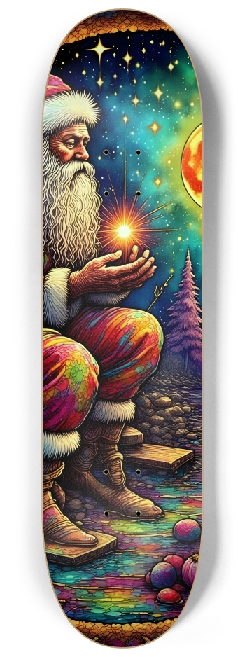 Psychedelic Fractal xmas Theme 8k 0025 #2