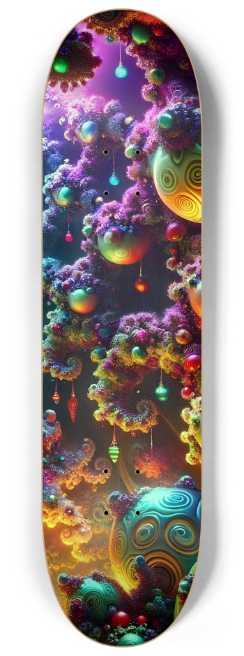 Psychedelic Fractal xmas Theme 8k 0019 #3