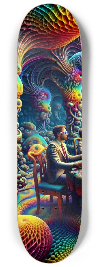 Psychedelic Fractal xmas Theme 8k 0018 #1