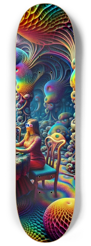 Psychedelic Fractal xmas Theme 8k 0018 #3