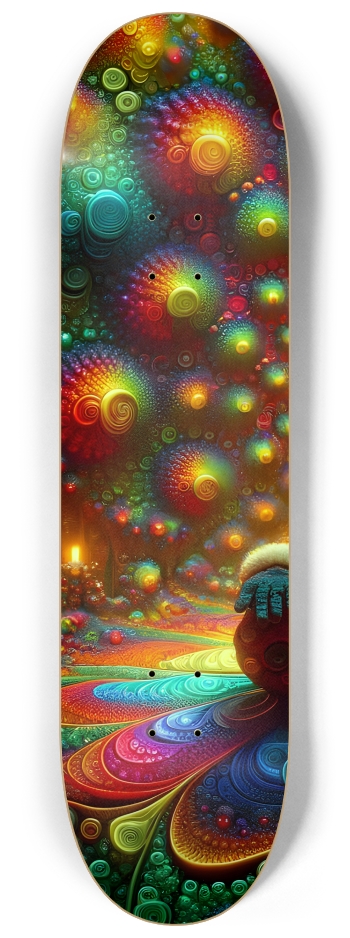 Psychedelic Fractal xmas Theme 8k 0008 #1