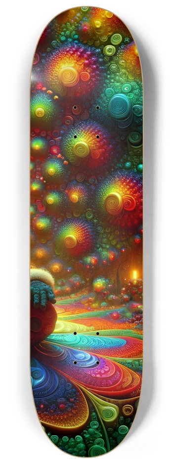 Psychedelic Fractal xmas Theme 8k 0008 #3