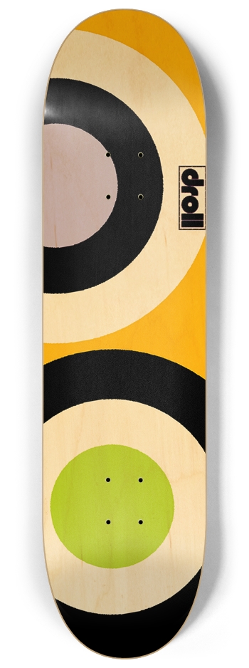 two circles III 8-1/4 Skateboard Deck