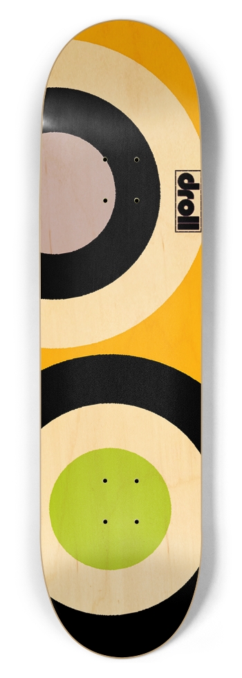 two circles III 8-1/2 Skateboard Deck