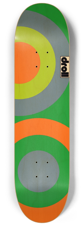 two circles I 8-1/4 Skateboard Deck