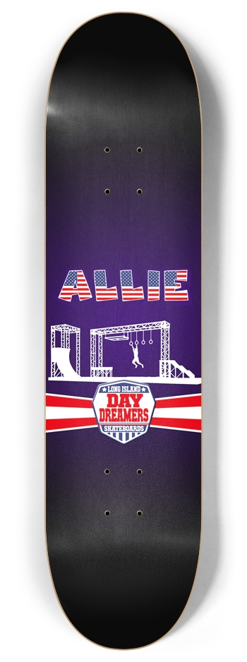 Allie_Warrior 8 Inch Skateboard Deck