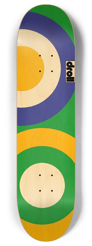 two circles V 8 Inch Skateboard Deck