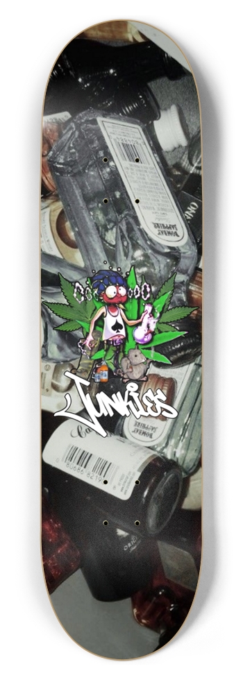 Junkies "zooted" Graphic deck 8.5 8-1/2 Skateboard Deck