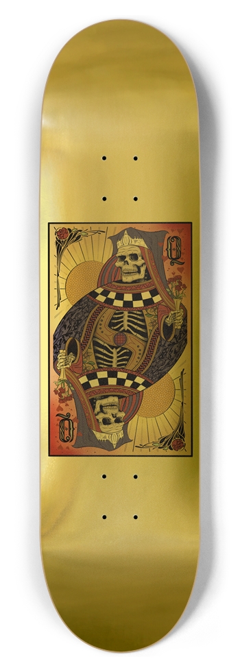 Queen of Hearts 8-1/2 Skateboard Deck